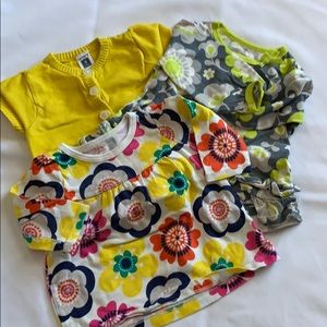Bundle of 3 tops for baby girl